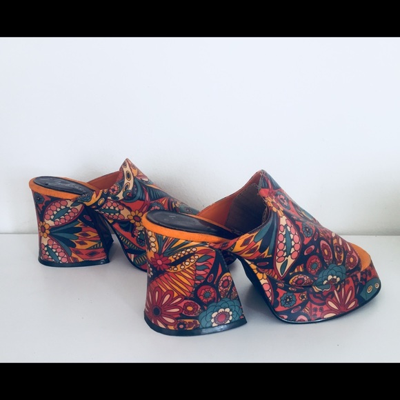 SOLD 90s Psychedelic Platforms Zodiac bratz - Picture 6 of 8